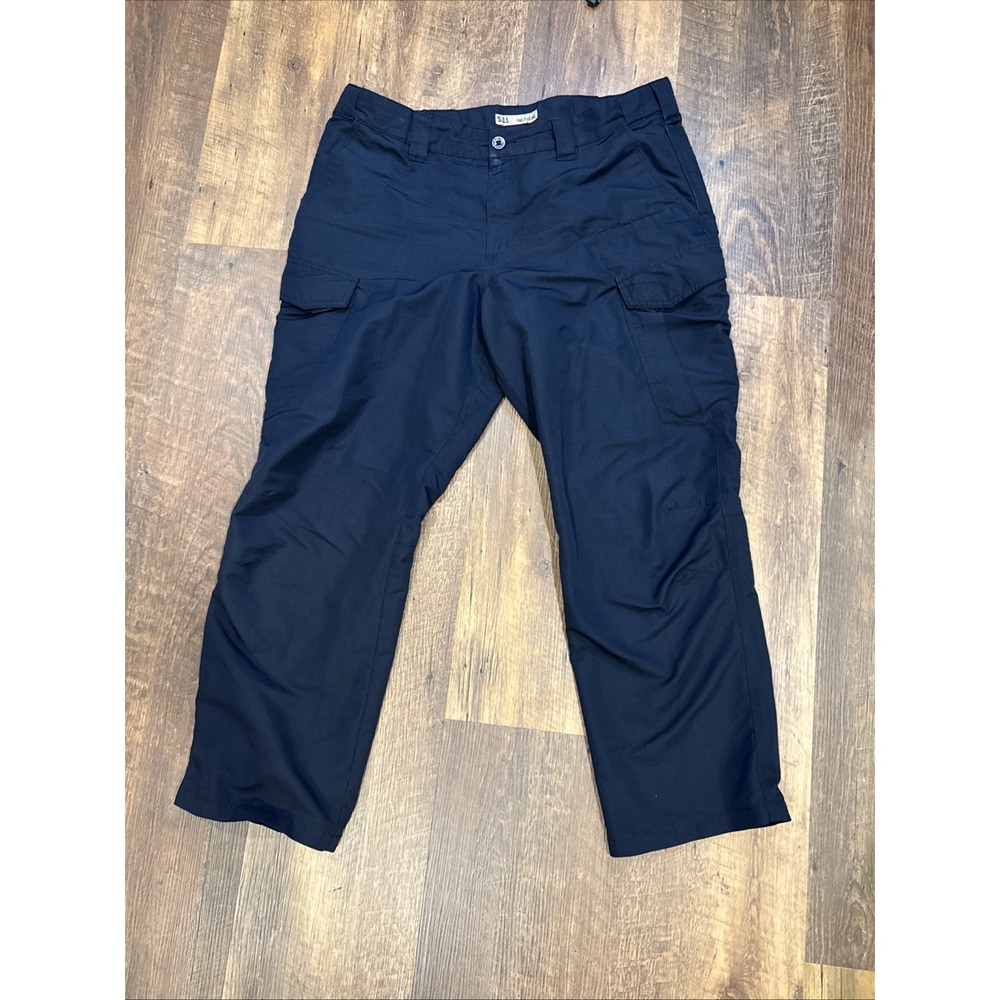 5.11 Tactical Pants Men's‎ 40x30 Blue Cargo Military Survival Outdoors Note*